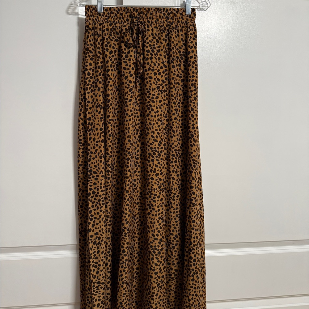 Stylish Animal Print Midi Skirt